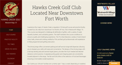Desktop Screenshot of hawkscreek.com